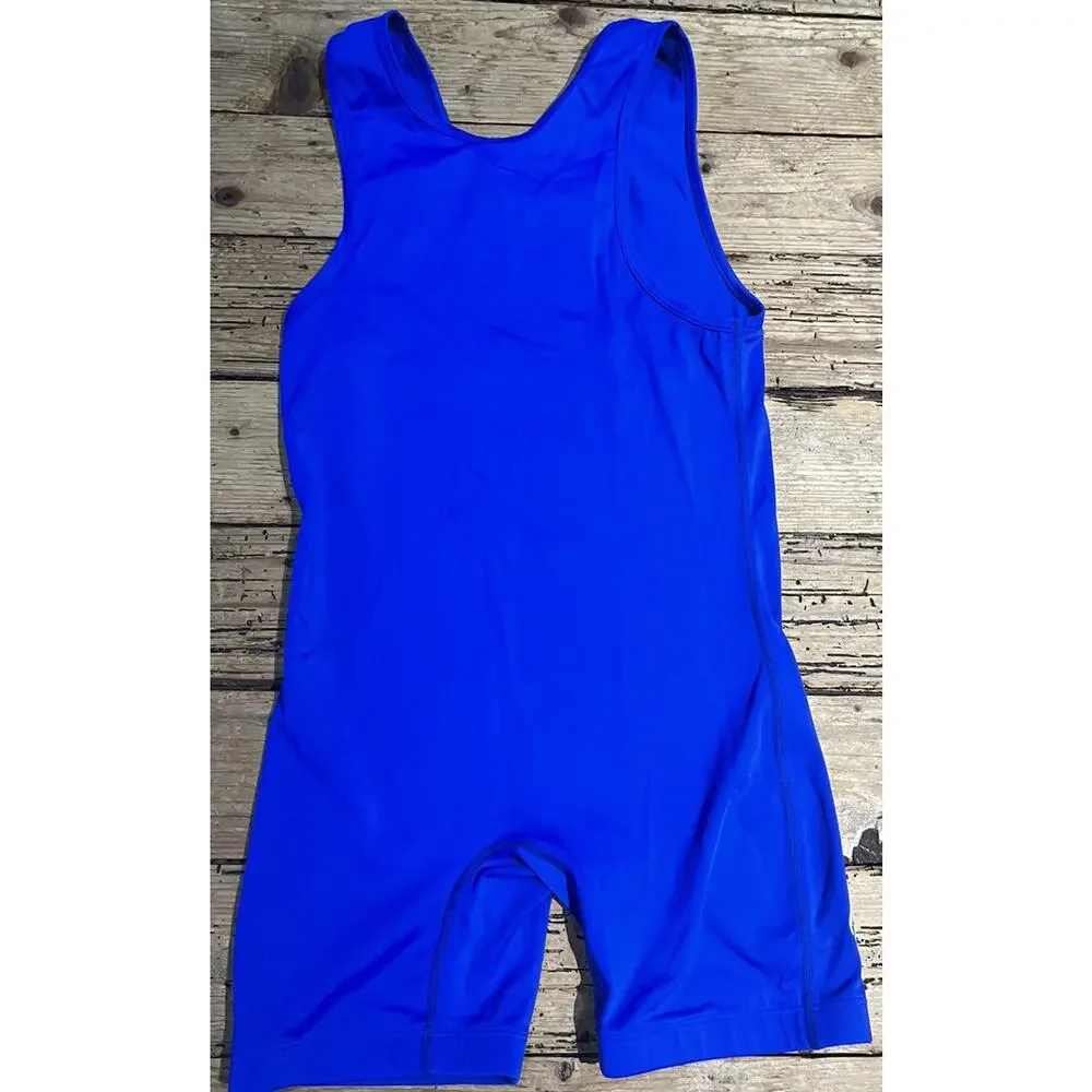 Wrestling Mart Mens Size S Blue Wrestling Singlets NWOT